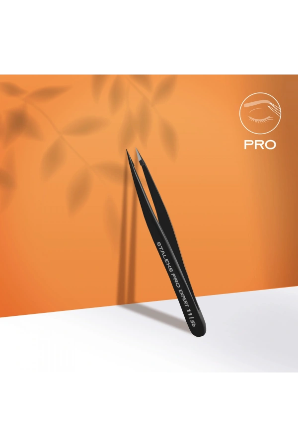 Staleks EXPERT 11 TYPE 5b Kaş Cımbızı (Noktasal),Siyah