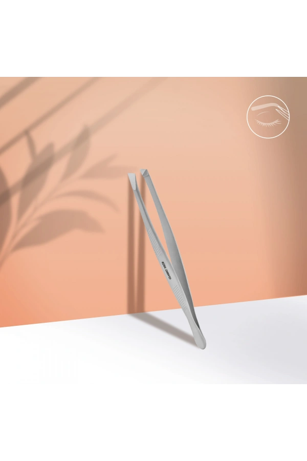 Staleks CLASSIC 10 TYPE 3 Kaş Cımbızı (Geniş Yamuk Kenarlar)