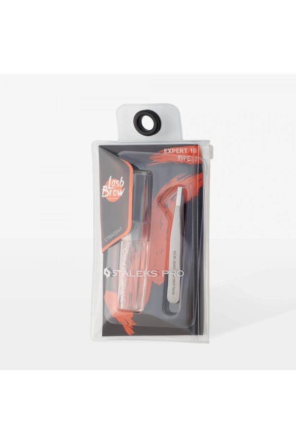 Staleks EXPERT 10 TYPE 2 Kaş Cımbızı (Dar Düz Kenarlar)