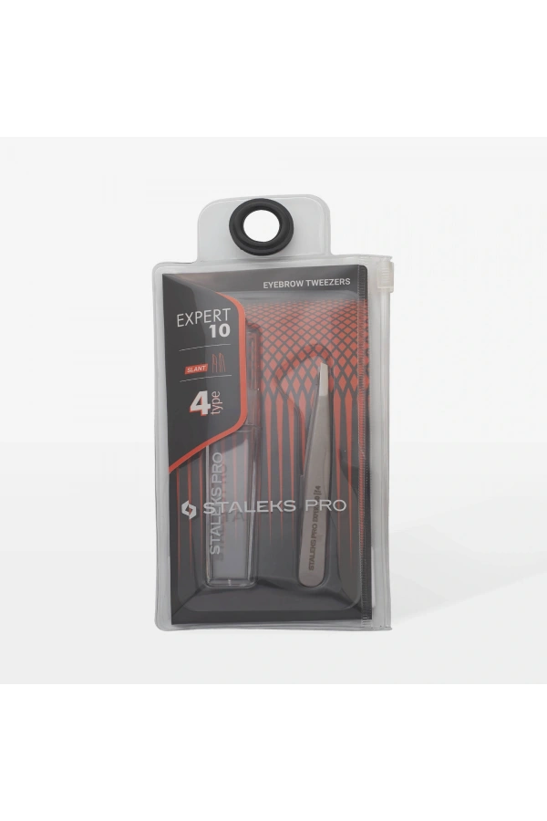 Staleks EXPERT 10 TYPE 4 Kaş Cımbızı (Dar Yamuk Kenarlar)