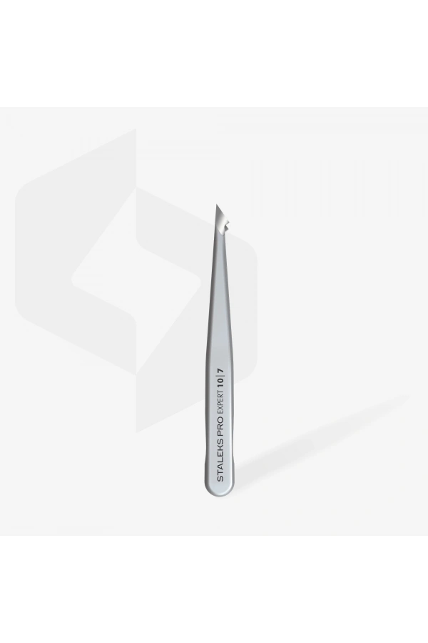 Staleks EXPERT 10 TYPE 7 Kaş Cımbızı (uçları eğimli ve sivri)