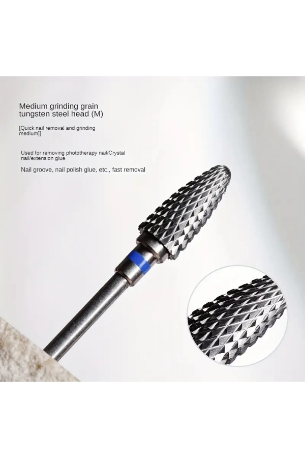 Freze Ucu – Oval Karbür Uç, Orta Kalınlık