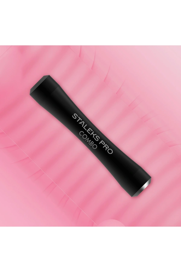 Staleks Combo UNIQ 10b Değiştirilebilir Çalışma Kısımları İçin Spatula Siyah Sapı