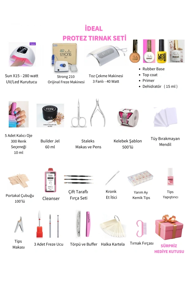 İdeal Protez Tırnak Seti