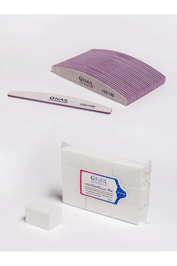 Kağıt Törpü 25li Paket+Tüysüz Jel Protez Kalıcı Oje Mendili Manikür silme Mendili Tüy Bırakmayan set