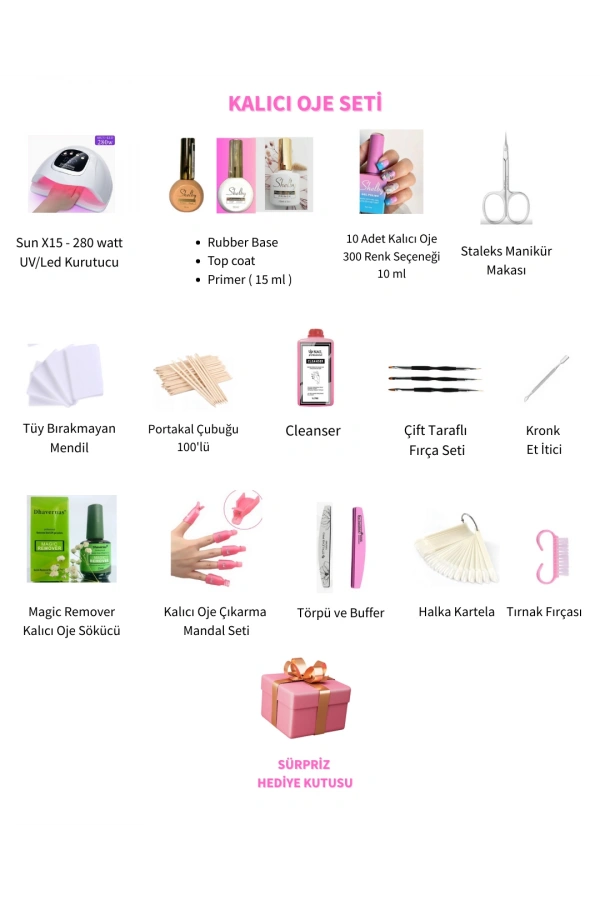 Kalıcı Oje Seti