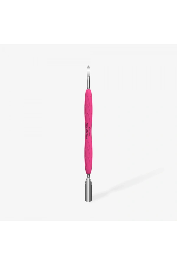 Staleks UNIQ 10 TYPE 6 Gummy Silikon Saplı Tırnak İtici (Geniş Yuvarlak Uç ve Kanca Uç Rascador)