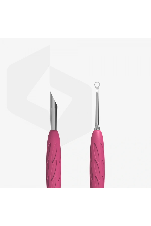 Staleks Gummy UNIQ 11 TYPE 2 Silikon Saplı Tırnak Eti İtici (Yamuk İtici + Halka)