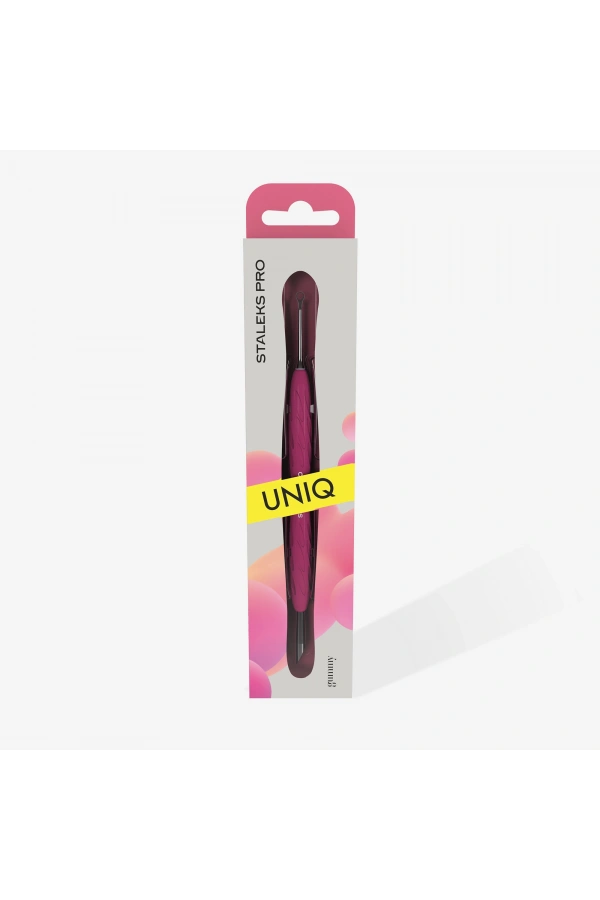 Staleks Gummy UNIQ 11 TYPE 2 Silikon Saplı Tırnak Eti İtici (Yamuk İtici + Halka)