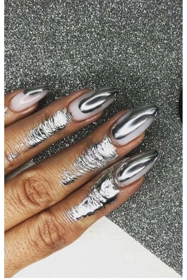 Metalik Gümüş Jel – 5 ml