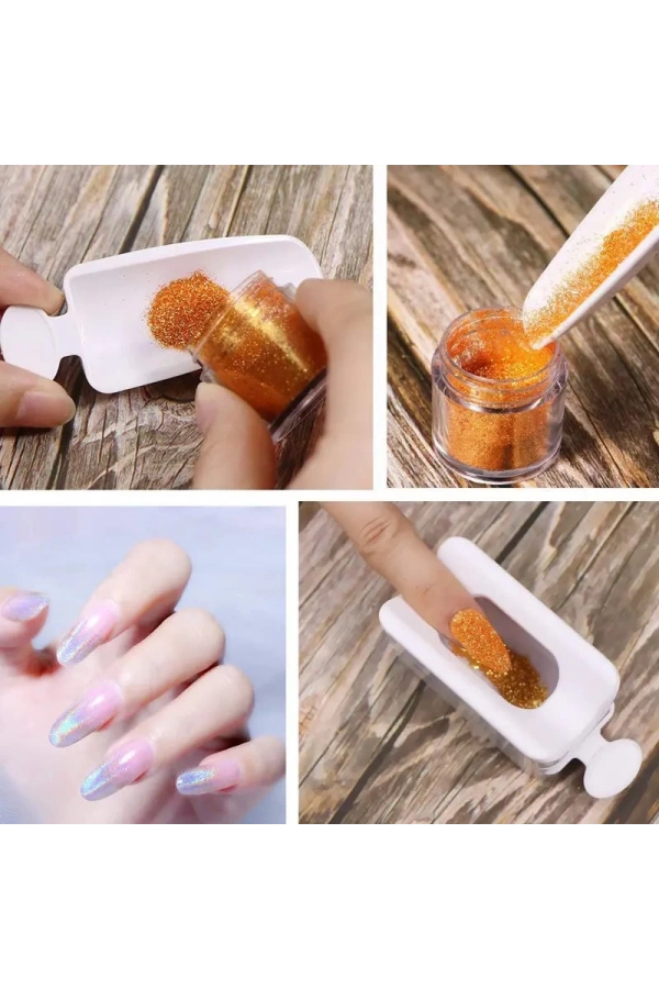 Tırnak Süsleme Tozu Geri Dönüşüm Sistemi – Tırnak Tozu Uygulama Kiti