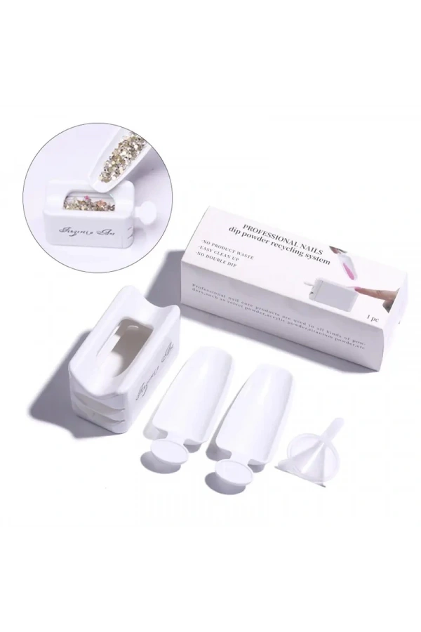 Tırnak Süsleme Tozu Geri Dönüşüm Sistemi – Tırnak Tozu Uygulama Kiti