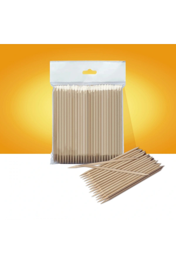STALEKS EXPERT Ahşap portakal çubuğu, 150 mm (100 adet)