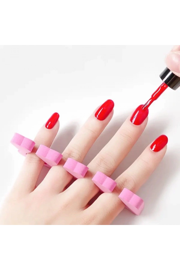 5’li Parmak Ayırıcı – Manikür & Oje Uygulama Seperatörü