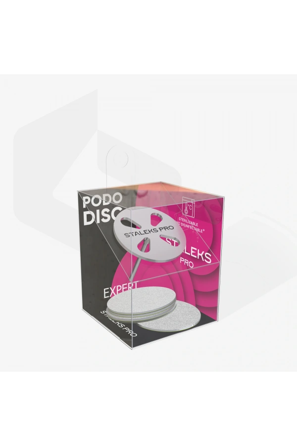 Staleks PODODISC STALEKS PRO L Pedikür Disk (25 mm),180 Grit Törpüler Set Ile (5 Adet)