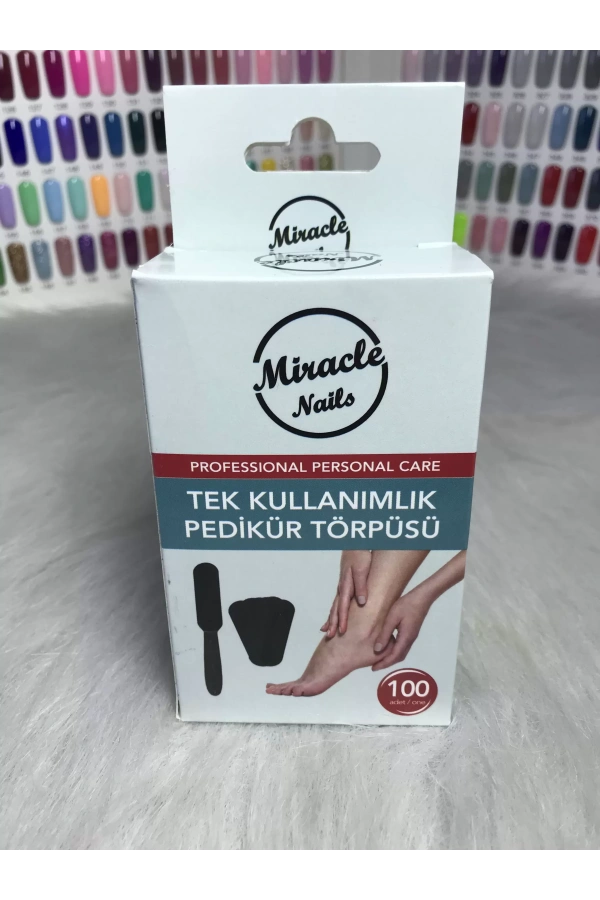 Tek Kullanımlık Pedikür Törpüsü – Hijyenik ve Profesyonel Ayak Bakımı -100lü