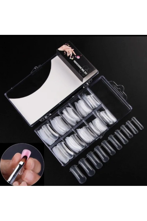 Profesyonel Şeffaf Polijel Üst Form – 100’lü Set