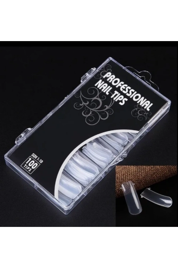 Profesyonel Şeffaf Polijel Üst Form – 100’lü Set