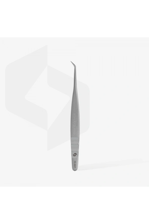 Staleks EXPERT 40 TYPE 1 Profesyonel Kirpik Cımbızı (L Şeklinde, 50)