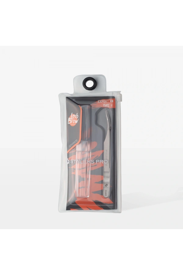 Staleks EXPERT 40 TYPE 11 Profesyonel Kirpik Cımbızı (Eğik)
