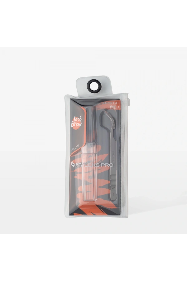 Staleks EXPERT 41 TYPE 1 Profesyonel Kirpik Cımbızı (Eğik)