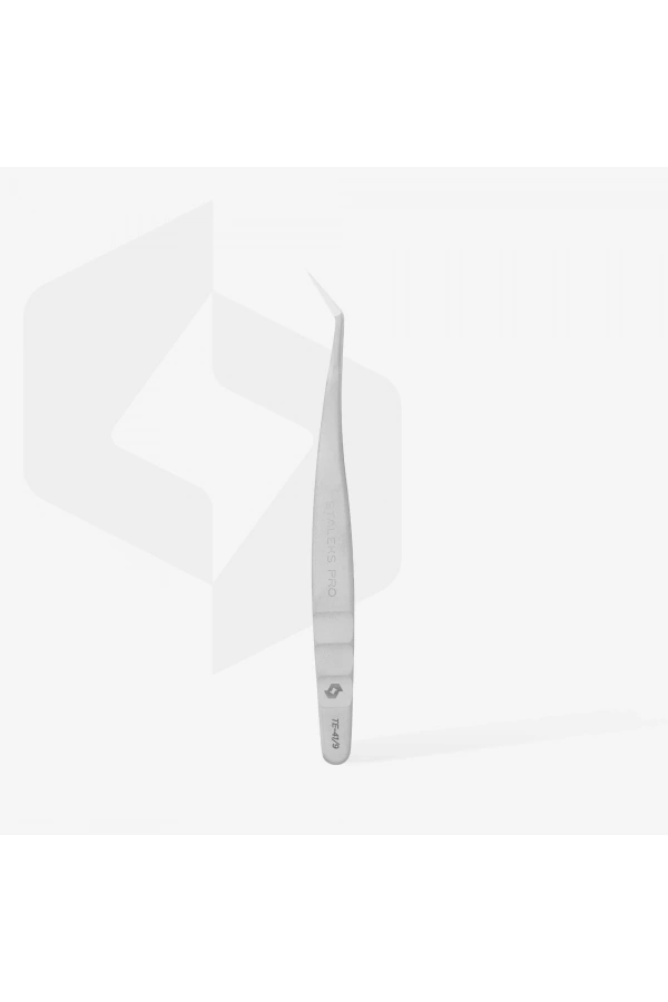 Staleks EXPERT 41 TYPE 9 Profesyonel Kirpik Cımbızı (L Şeklinde, 35)