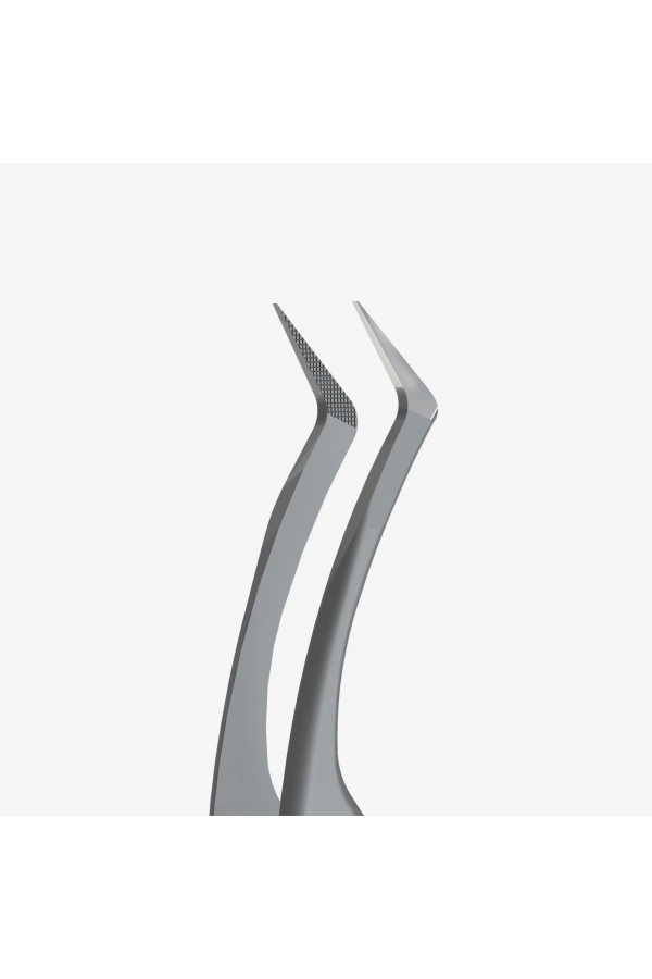 Staleks EXPERT 45 TYPE 2 Profesyonel Çentikli Kirpik Cımbızı (L Şeklinde, 40)