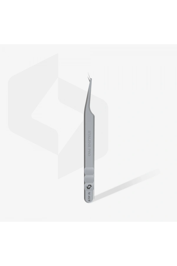 Staleks EXPERT 45 TYPE 8 Profesyonel Çentikli Kirpik Cımbızı (mini L)