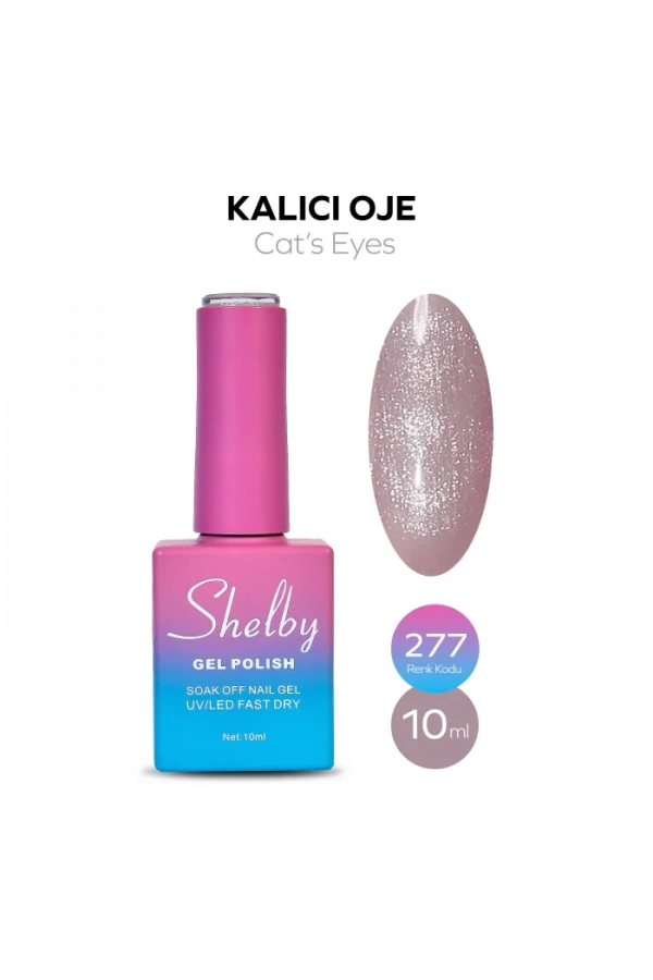 Shelby Kalıcı Kedi Gözü Oje 277 – 10 ml (Cat’s Eyes Serisi)