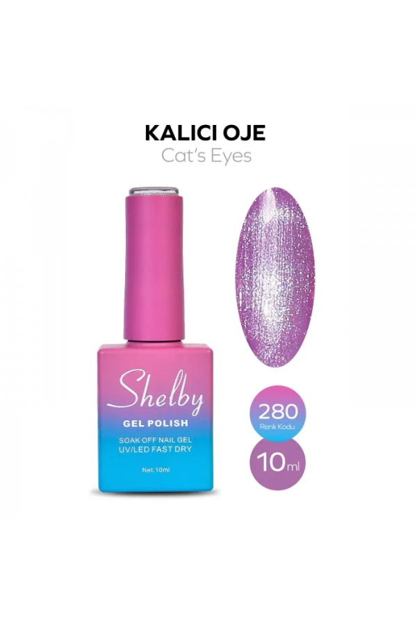 Shelby Kalıcı Kedi Gözü Oje 280 – 10 ml (Cat’s Eyes Serisi)