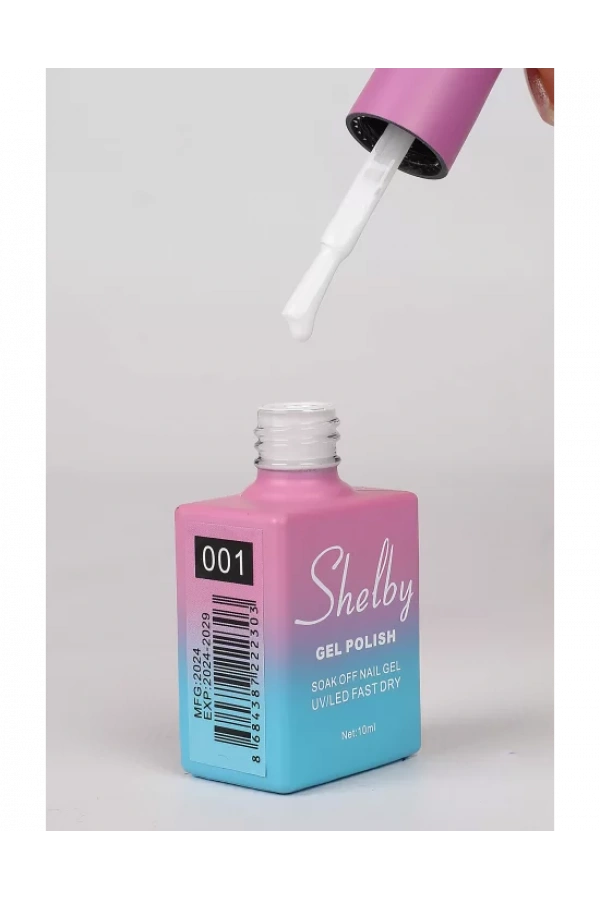 Shelby Kalıcı Oje 001 – Super White (10 ml)