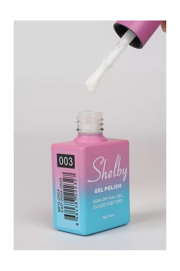 Shelby Kalıcı Oje 003 – Rakı Beyazı Tonu (10 ml)