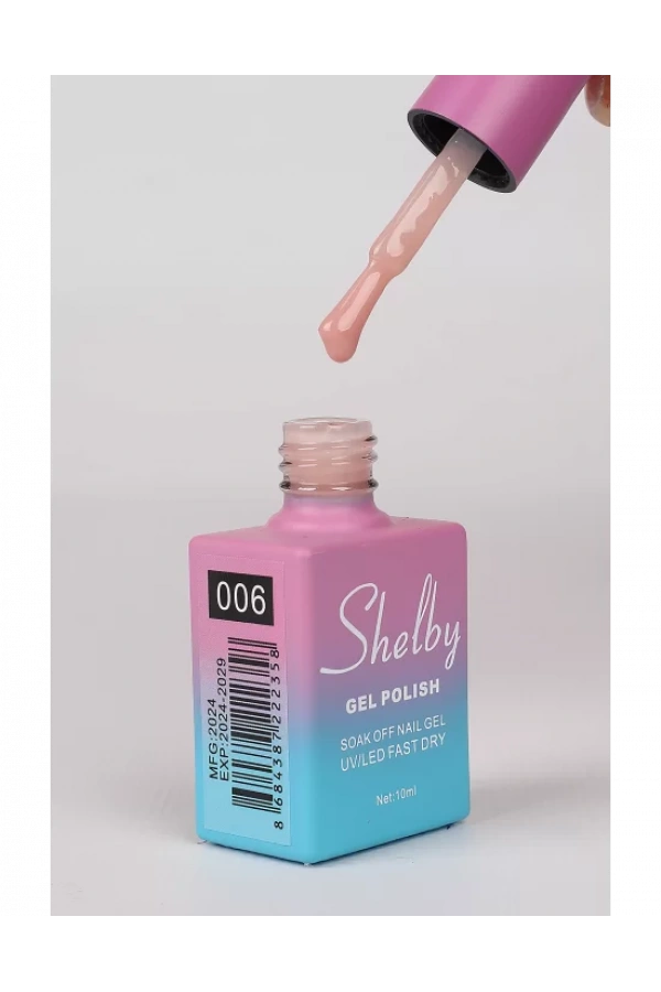 Shelby Kalıcı Oje 006 – Ten Rengi Tonu (10 ml)