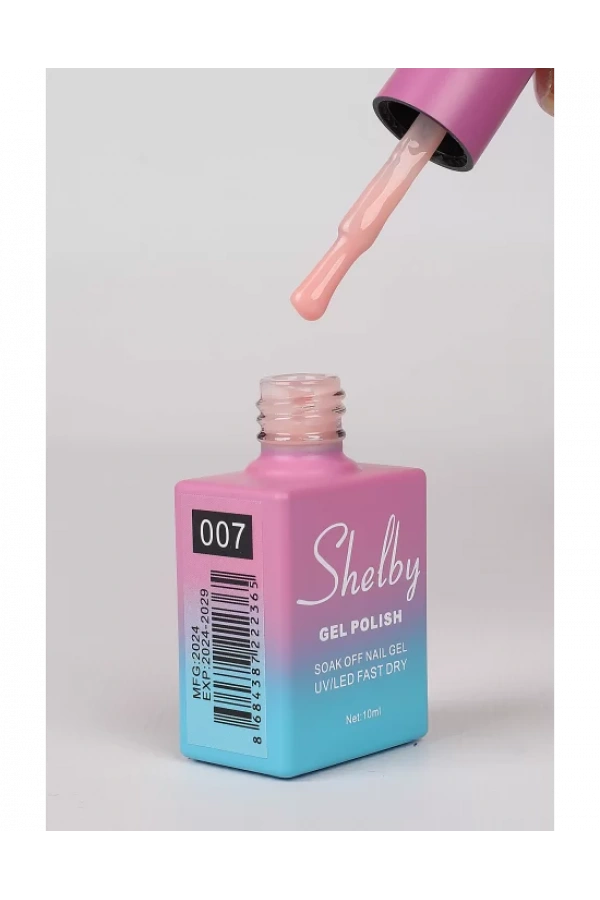 Shelby Kalıcı Oje 007 – Açık Ten Rengi Tonu (10 ml)