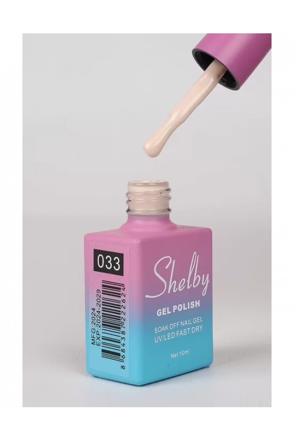 Shelby Kalıcı Oje 033 – Natürel ve Dingin Tırnak Stili