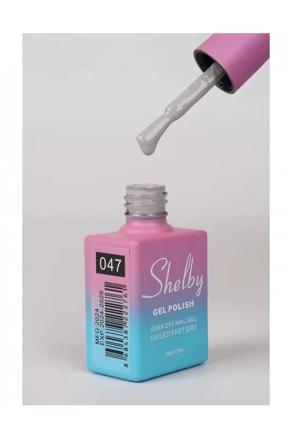 Shelby Kalıcı Oje 047 – Soğuk Gri Tonunda Zarif ve Net Görünüm