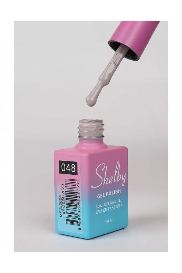 Shelby Kalıcı Oje 048 – Soğuk Gri Tonunda Dingin ve Zarif Görünüm