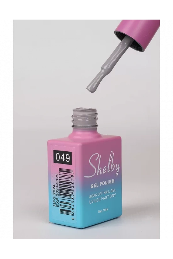 Shelby Kalıcı Oje 049 – Orta Gri Tonunda Şehirli ve Güçlü Stil