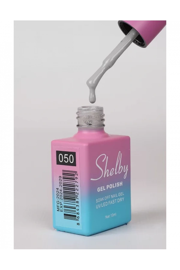 Shelby Kalıcı Oje 050 – Açık Gri Tonunda Ferah ve Modern Görünüm