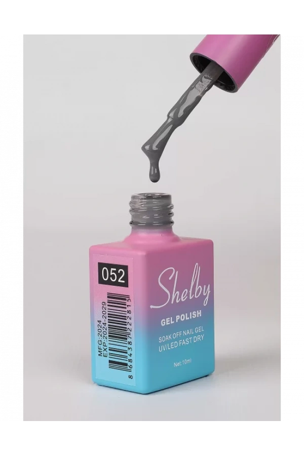 Shelby Kalıcı Oje 052 – Antrasit Gri Tonunda Çarpıcı ve Net Stil