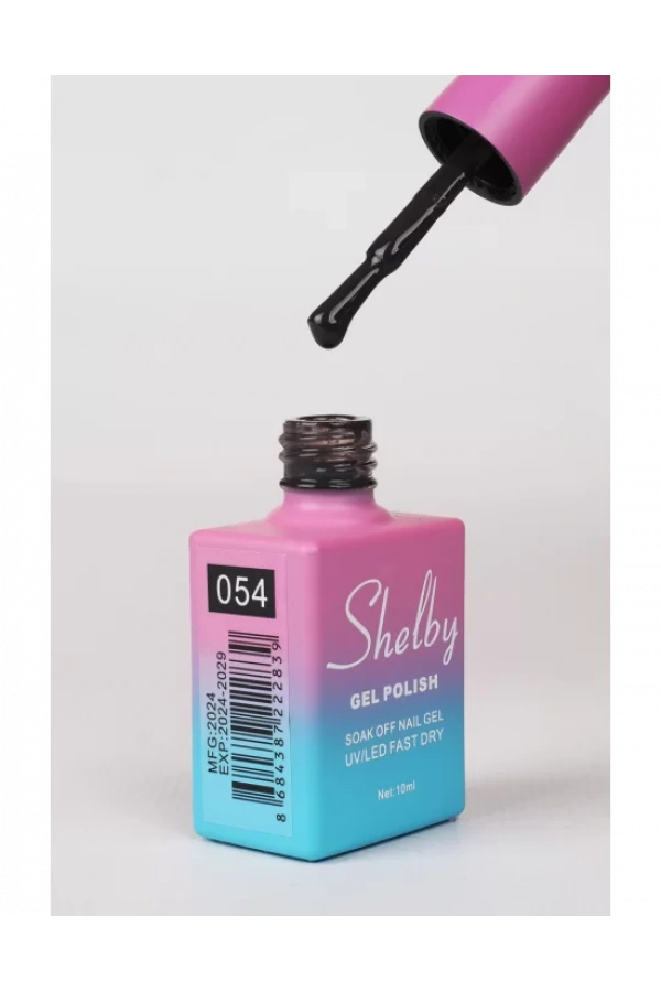 Shelby Kalıcı Oje 054 – Yoğun Koyu Gri Tonunda Net ve Zamansız Etki