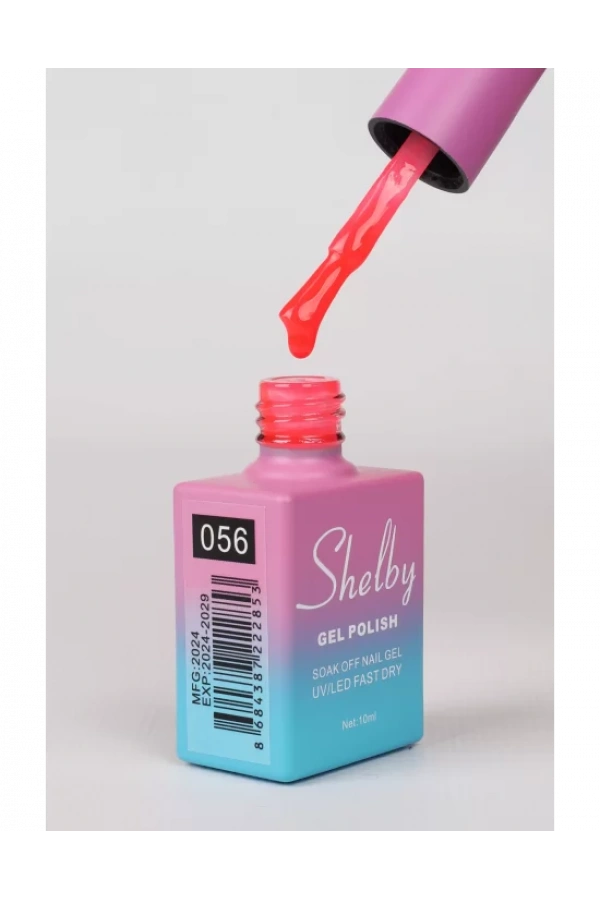 Shelby Kalıcı Oje 056 – Neon Mercan Tonunda Canlı ve Cesur Etki