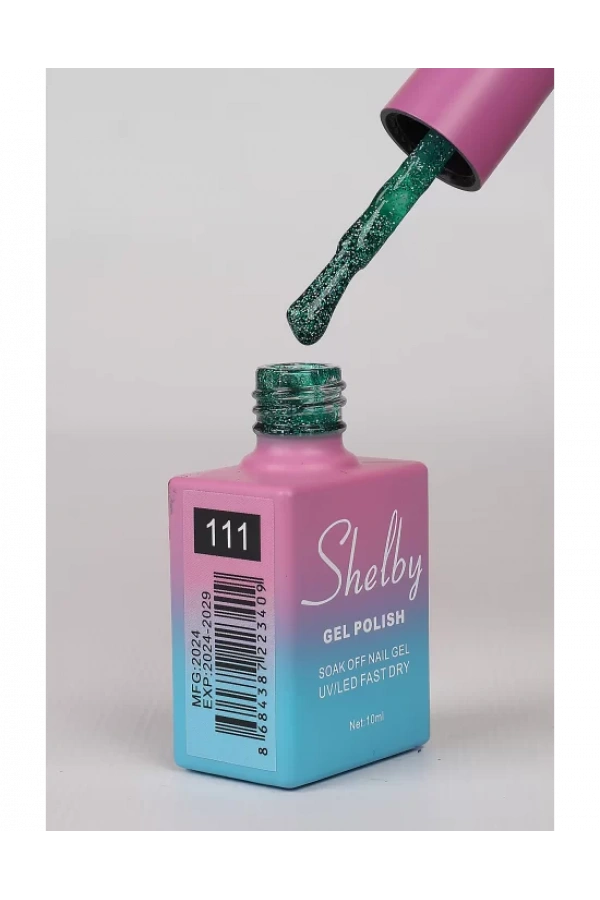 Shelby Kalıcı Oje 111 - Simli Color Base Shine Serisi - 10 ml
