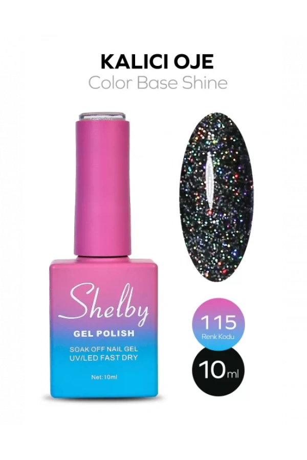 Shelby Kalıcı Oje 115 - Color Base Shine Serisi - 10 ml