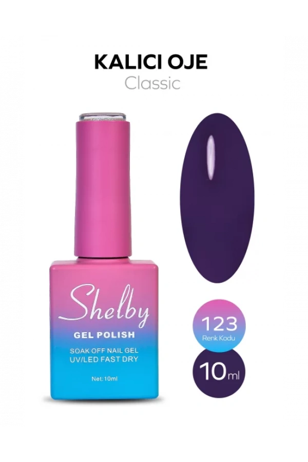 Shelby Kalıcı Oje 123 - 10 ml UV/LED Uyumlu