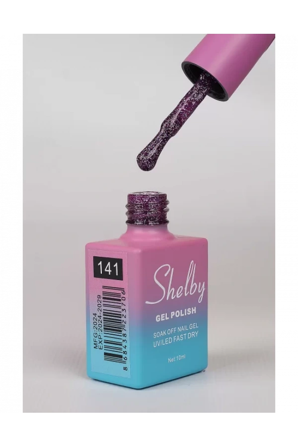 Shelby Kalıcı Oje 141 Simli Parlak Color Base – 10 ml