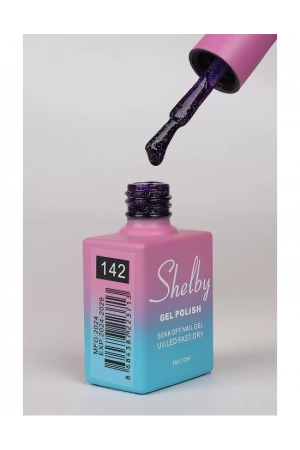Shelby Kalıcı Oje 142 Simli Parlak Color Base – 10 ml