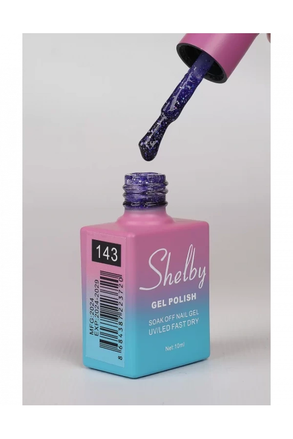 Shelby Kalıcı Oje 143 Simli Parlak Color Base – 10 ml