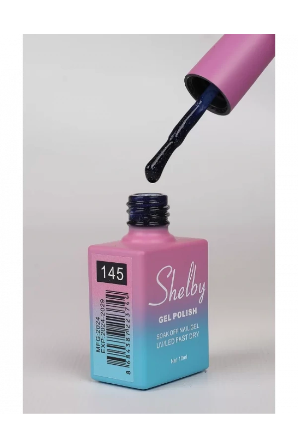 Shelby Kalıcı Oje 145 Simli Parlak Color Base – 10 ml