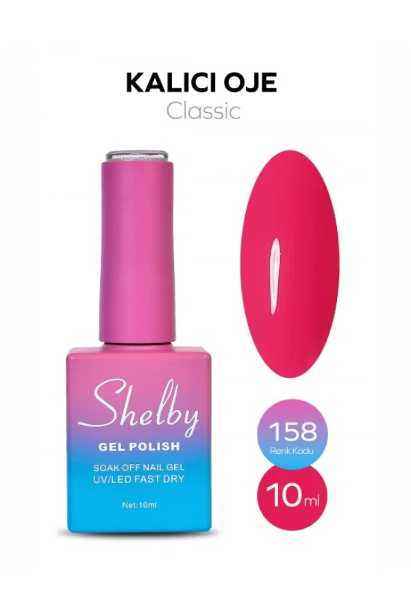 Shelby Kalıcı Oje 158 – Classic Seri 10 ml